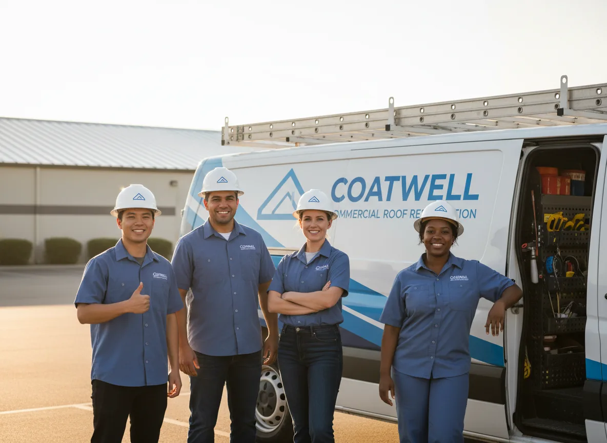 Commercial roof coating company in Badger, IA